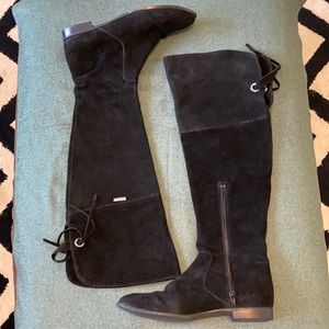 Maledetti Toscani Italian suede leather tall knee boots